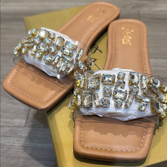 Thalia Sodi Shoes - Thalia Sodi Crystal Embellished Sandals
